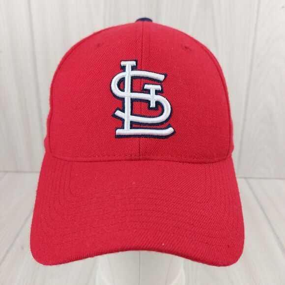 Nike Hat Cap St Louis Cardinals Red Wool Y2K Baseball Strap Back MLB‎ Adjustable - Picture 1 of 8